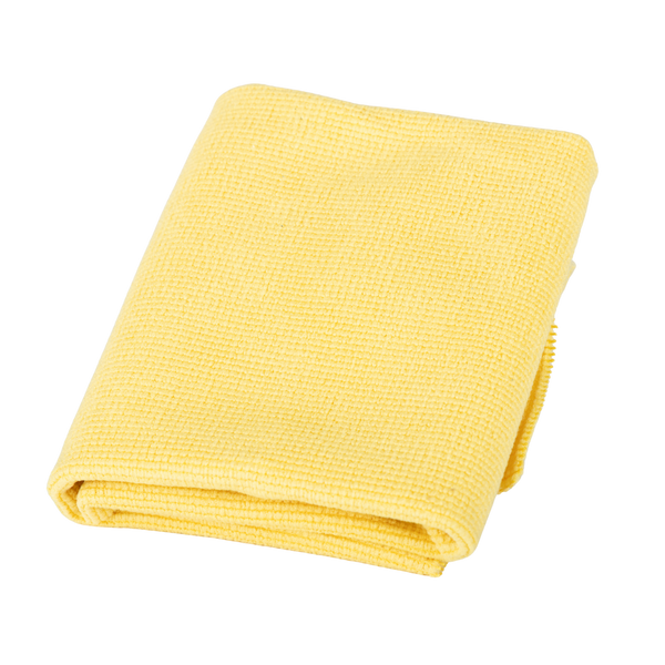 Micro-Wash amarillo paño de microfibra altamente absorbente para limpieza intensa